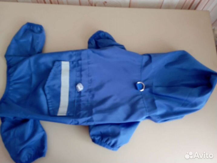 Комбинезон-дождевик для собак мелких пород