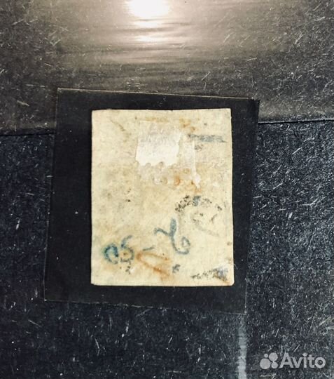 Марка Индия королева Виктория 1854