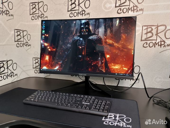 Игровой монитор с изогнутым экраном 27 новый