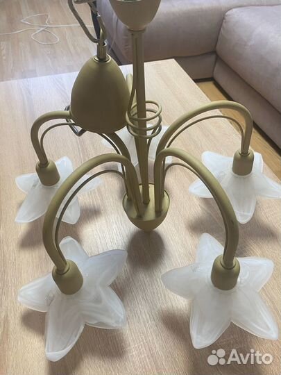 Люстра потолочная Италия бу