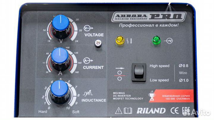 Инверторный сварочный полуавтомат overman 160