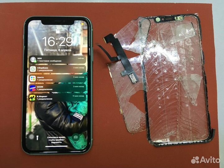 Замена стекла дисплея iPhone / Apple watch / iPad