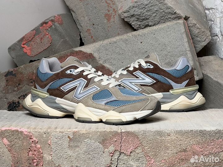 New Balance 9060 Sea Salt and Blue