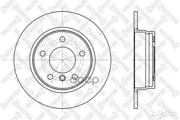 60201525SX диск тормозной задний BMW E36/E46 1