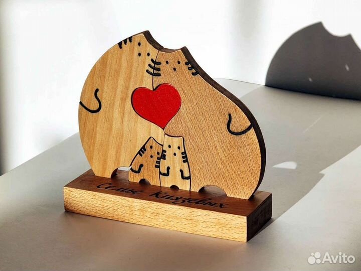 Фигурки животных из дерева