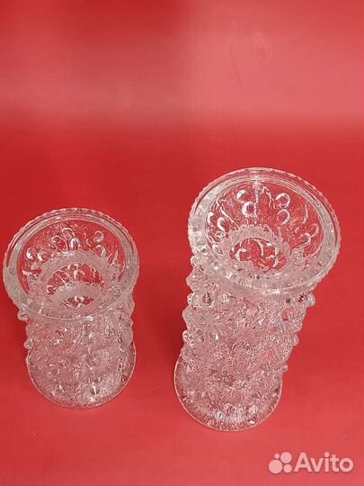 Подсвечники парные Oberglas. Австрия. 60-е гг