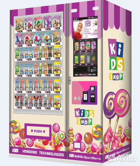 Снековый автомат с индивидуальным дизайном