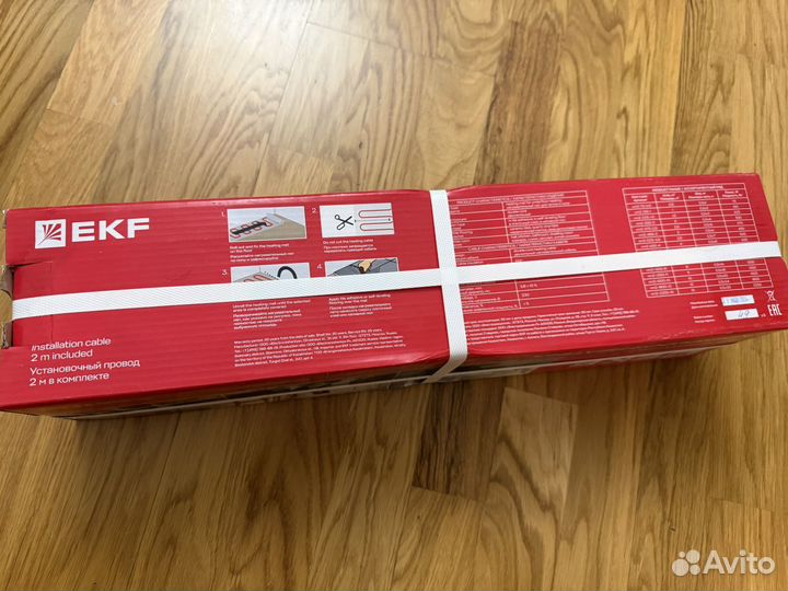 Нагревательный двухжильный мат EKF Уют 2 кв. м