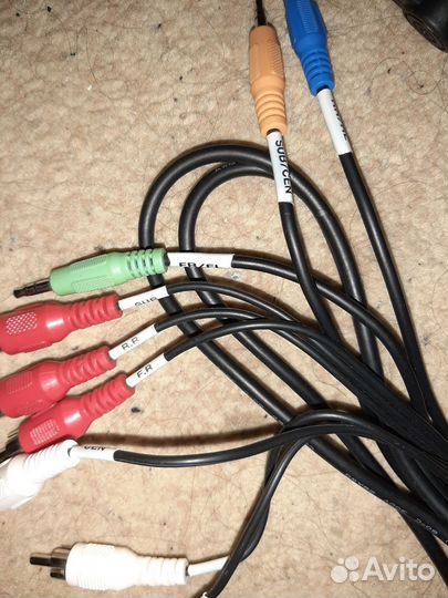 Аудио, видео, кабели для звука 5.1