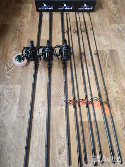 Профессиональный карповый комплект 3+3. Eastshark
