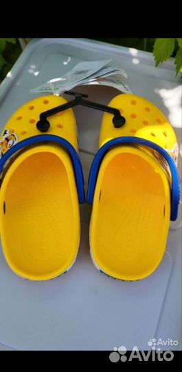 Сабо Crocs minions новые C6,C8,C9