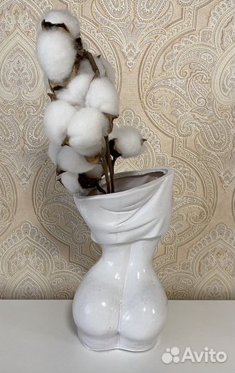 Ваза-фигура+цветок