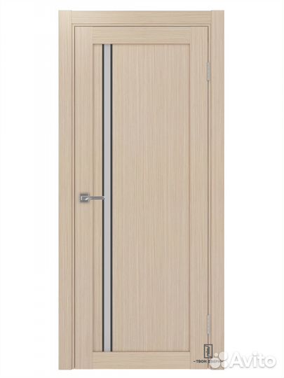 Дверь межкомнатная апс 527 черные молдинги, белый