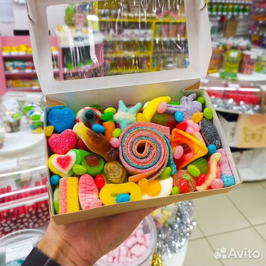 Кислый острый сладкий и лакричный мармелад