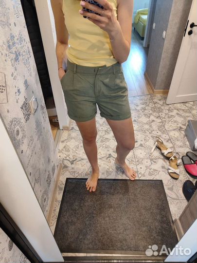 Шорты городские женские, хаки, 46 р
