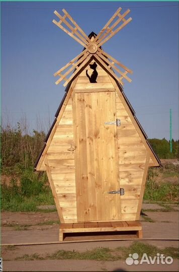 Дачный туалет с установкой BLU783