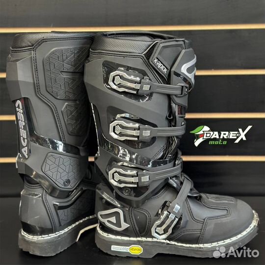 Мотоботы кроссовые Acerbis X-rock black 43 размер
