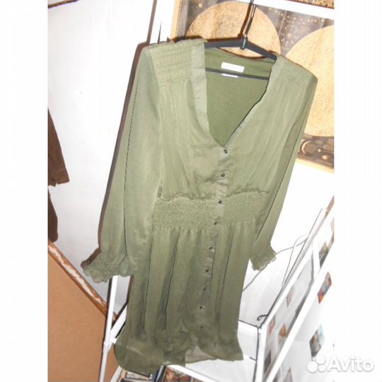 Платье болотное