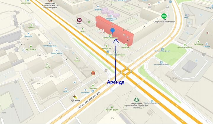 Свободного назначения, 72 м²