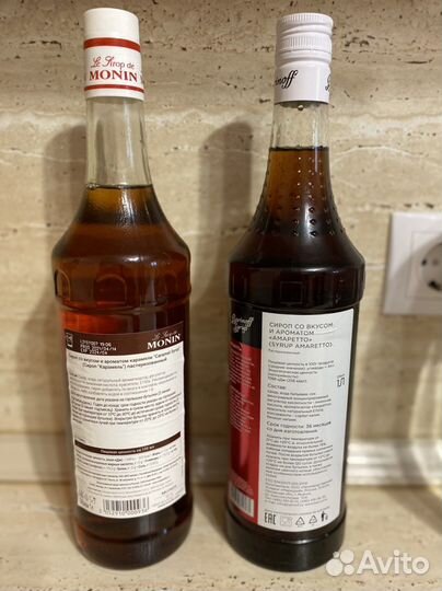 Сироп Monin и Barinoff