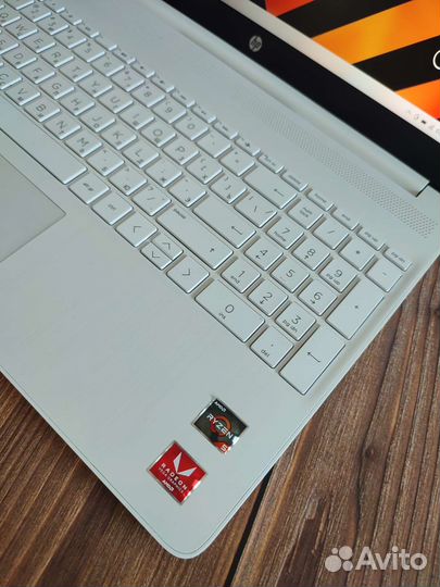 Мощный HP 2022 Ryzen 5 3500u 4ядра/8поток/8GB/SSD