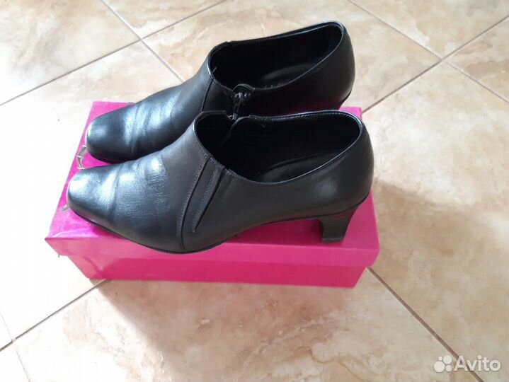 Ботильоны натуральная кожа 37