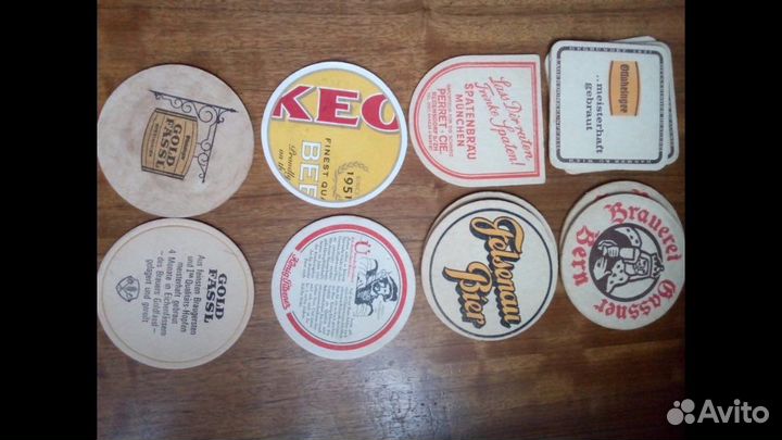 Бирдекели редкие/подставки под пивные кружки
