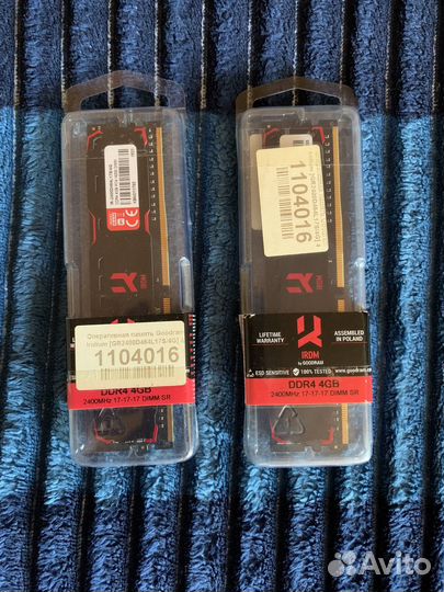 Оперативная память DDR4 2400MHz