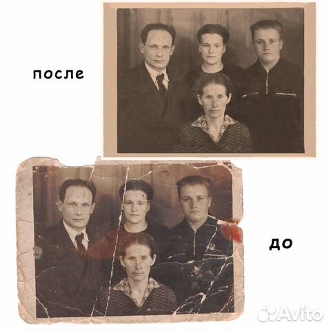 Реставрация фото, ретушь, раскраска, фотомонтаж