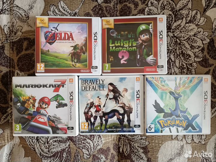 Картриджи Nintendo DS и 3DS