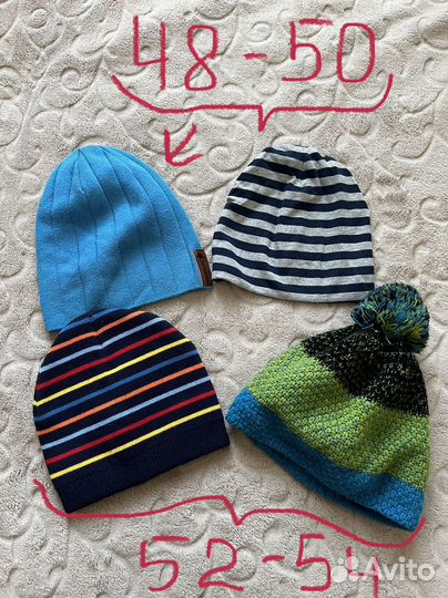 Шапки и варежки для мальчика