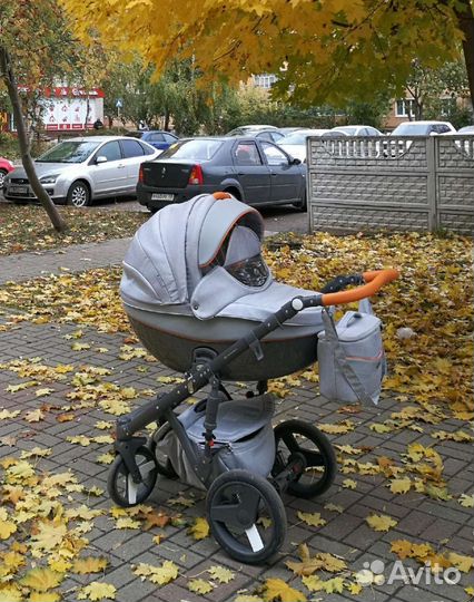 Коляска 3 в 1 Adamex Monte Carbon