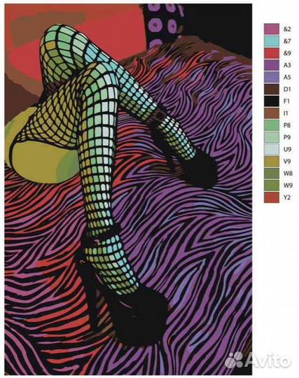 Картины по номерам (только холсты, без красок)