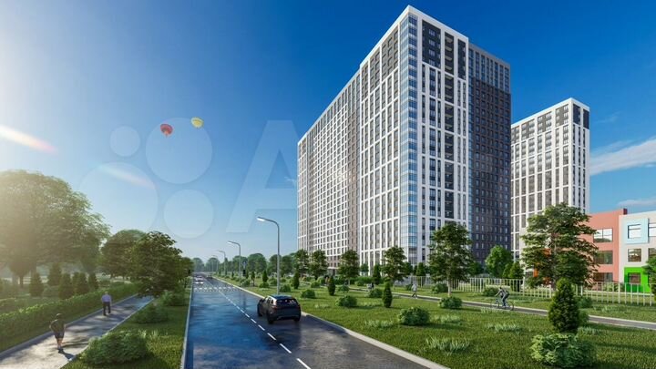 1-к. квартира, 29,8 м², 17/25 эт.