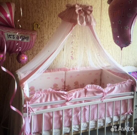 Балдахин и бортики для девочки