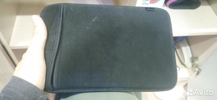Старый нерабочий планшет на запчасти с чехлом