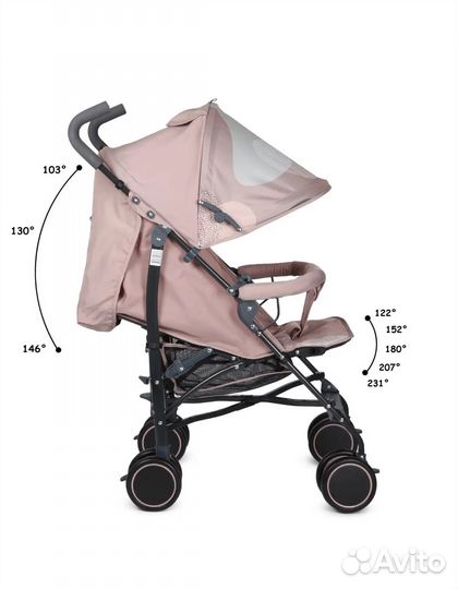 Коляска трость babyton ellipse