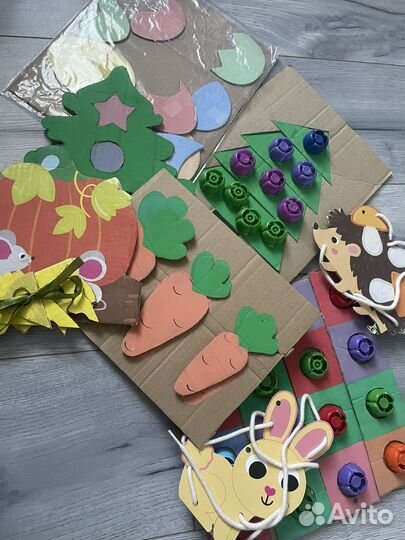 Развивающие игрушки пакетом