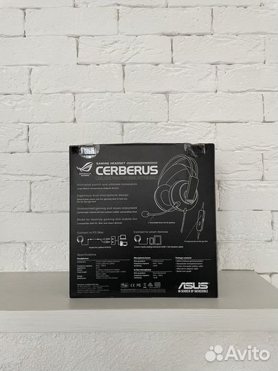 Новые Игровые наушники Asus Cerberus