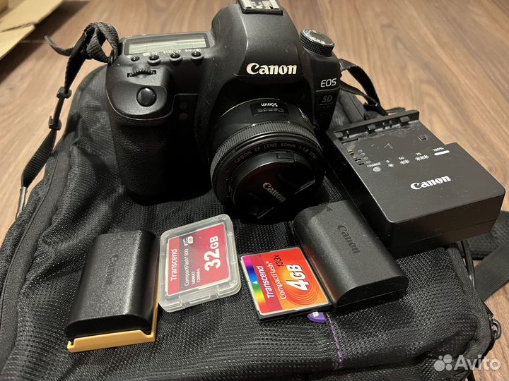 Canon 5d mark ii+объектив 50mm 1.8