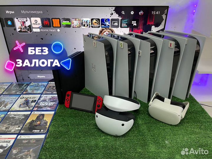 Аренда приставок колонок ноутбуков проекторов VR