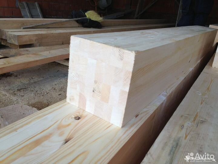 Брус клееный