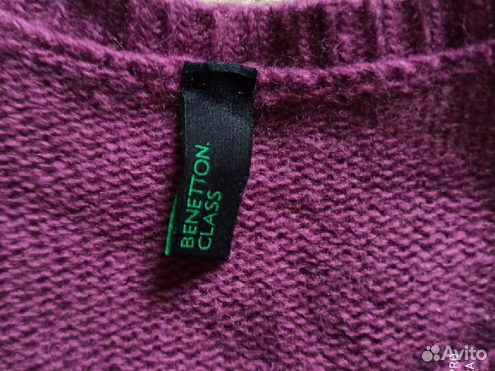 Benetton платье девочке оригинал шерсть 8-9 лет