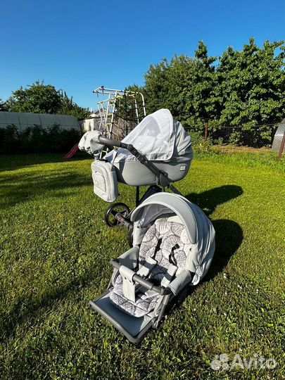 Коляска 2 в 1 adamex luciano