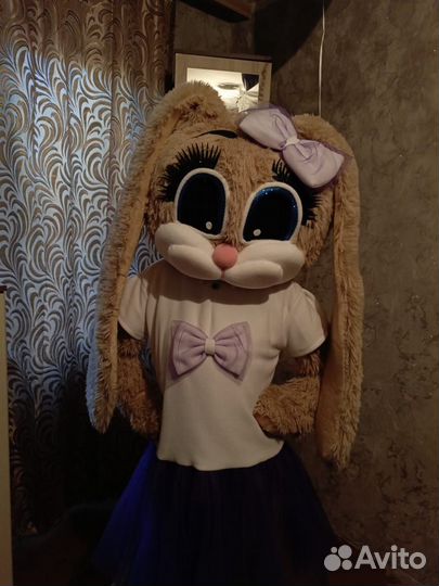 Ростовая кукла Аниматор Зайка Жужа поздравление