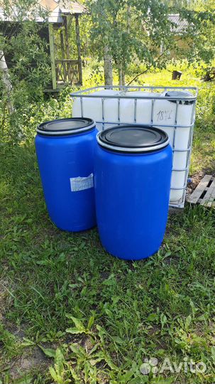 Бочки пластиковые 170 л 227 л