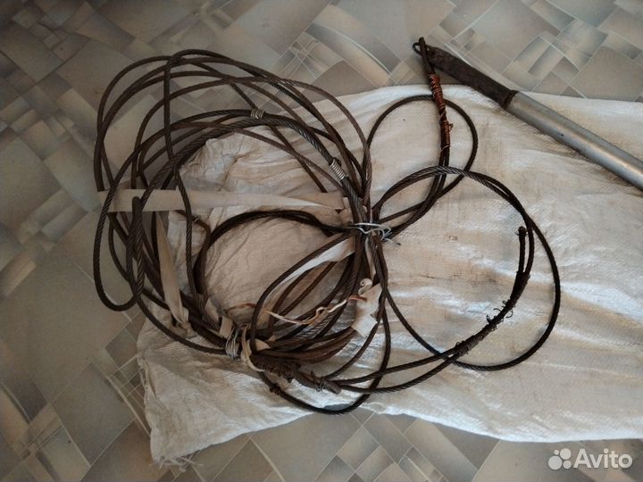 Жалонка с тросом для бурения колонки