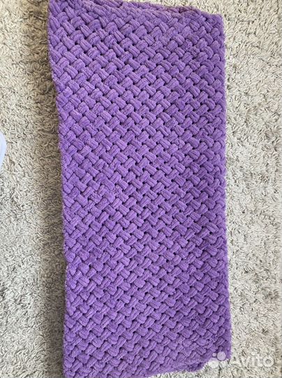 Вязанный плед детский