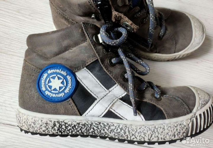 Ботинки Develab 31 кожа натуральная для мальчика