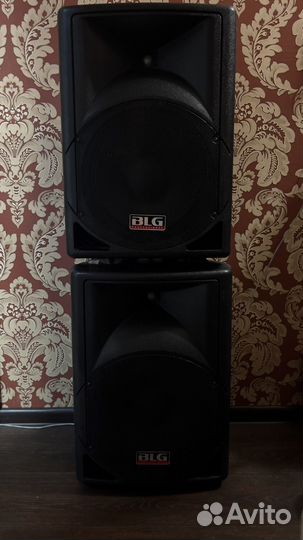 Активные акустические колонки бу